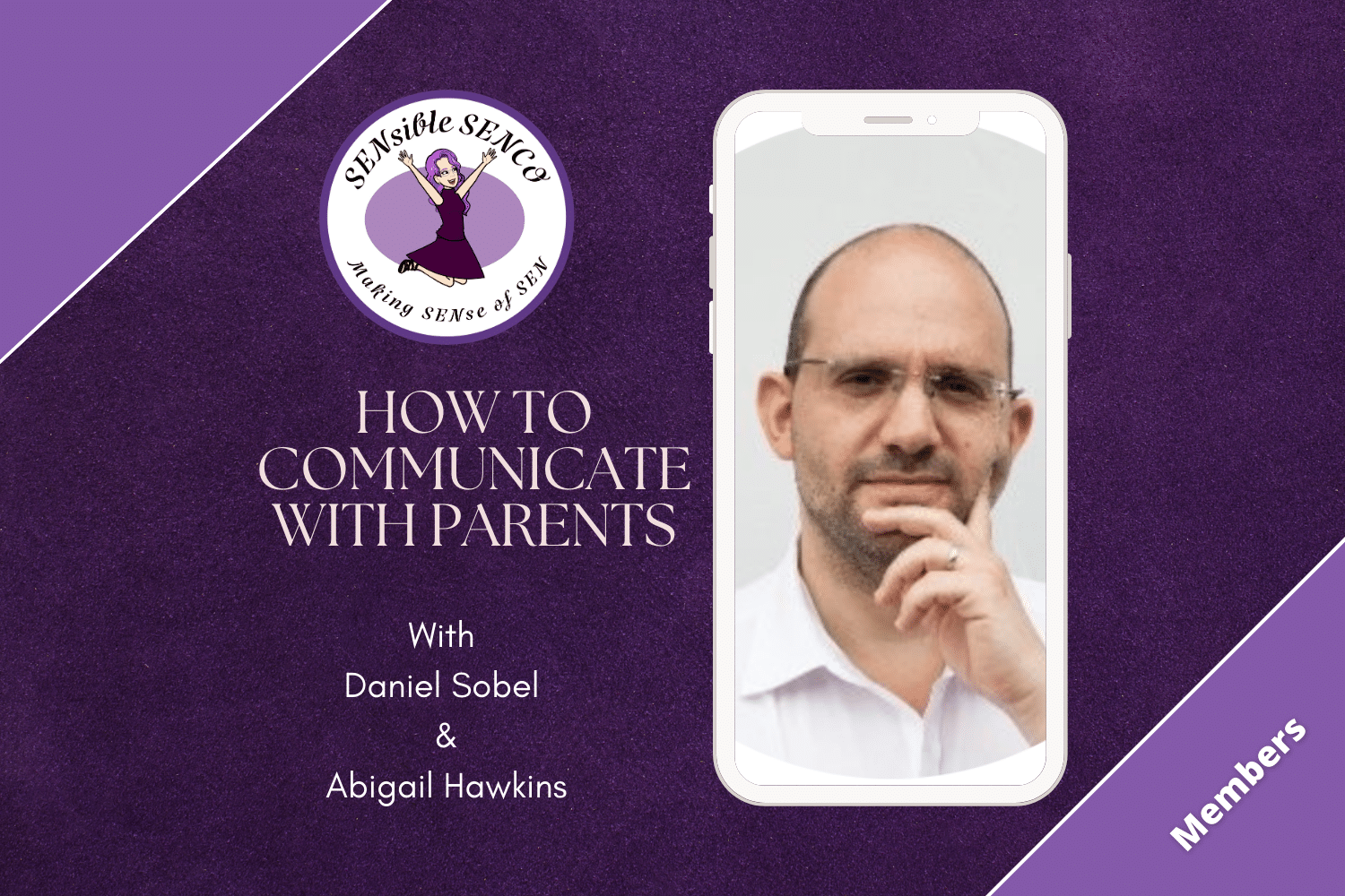 Abigail and Daniel discussing strategies for building positive relationships in schools during a webinar