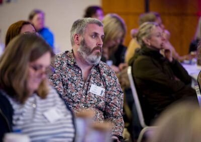 Dale Pickles from SENDcast listening to the SENsible24 SENCO Conference